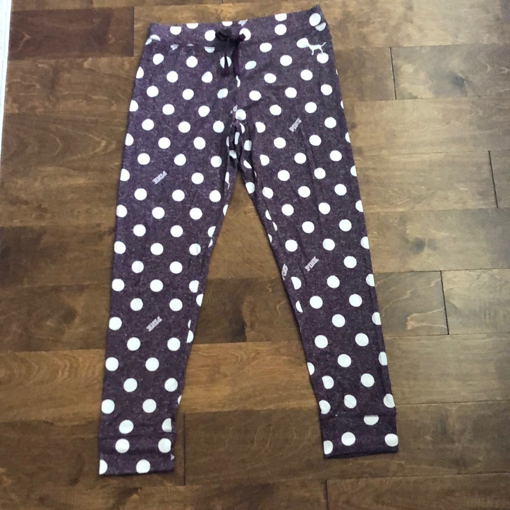 LIMITED EDITION VS PINK POLKA DOT PAJAMA PANTS